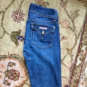 Hudson Signature Bootcut Jeans, waist 25.